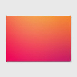 Холст прямоугольный Color orange pink, цвет: 3D-принт — фото 2