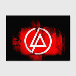 Холст прямоугольный Linkin Park: Red style, цвет: 3D-принт — фото 2