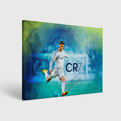 Холст прямоугольный CR Ronaldo, цвет: 3D-принт