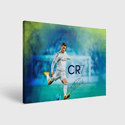 Холст прямоугольный CR Ronaldo, цвет: 3D-принт