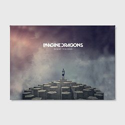 Холст прямоугольный Imagine Dragons: Night Visions, цвет: 3D-принт — фото 2