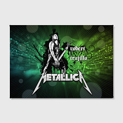 Холст прямоугольный Metallica: Robert Trujillo, цвет: 3D-принт — фото 2
