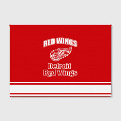 Холст прямоугольный Detroit red wings, цвет: 3D-принт — фото 2