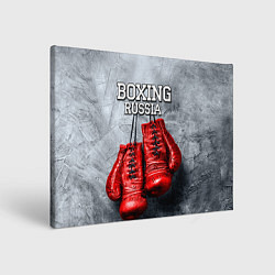 Холст прямоугольный Boxing Russia, цвет: 3D-принт