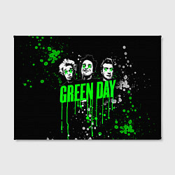 Холст прямоугольный Green Day: Acid Colour, цвет: 3D-принт — фото 2