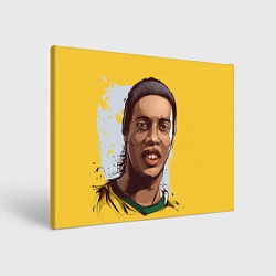 Холст прямоугольный Ronaldinho Art, цвет: 3D-принт