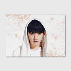 Холст прямоугольный Jeon Jung Kook, цвет: 3D-принт — фото 2