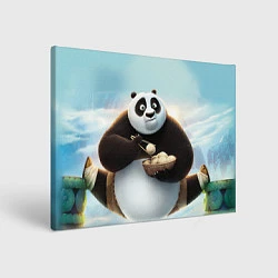 Холст прямоугольный Кунг фу панда, цвет: 3D-принт