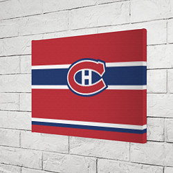 Холст прямоугольный Montreal Canadiens, цвет: 3D-принт — фото 2