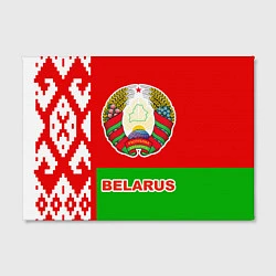 Холст прямоугольный Belarus Patriot, цвет: 3D-принт — фото 2