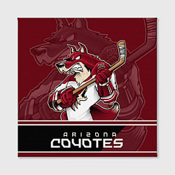 Холст квадратный Arizona Coyotes, цвет: 3D-принт — фото 2