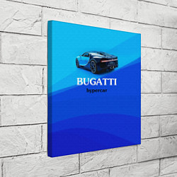 Холст квадратный Bugatti hypercar, цвет: 3D-принт — фото 2
