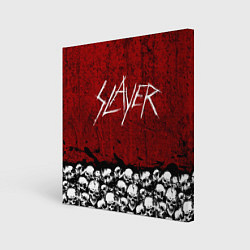 Холст квадратный Slayer Red, цвет: 3D-принт