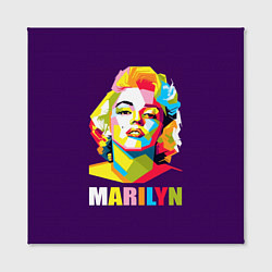 Холст квадратный Marilyn Monroe, цвет: 3D-принт — фото 2