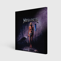 Холст квадратный Megadeth: Madness, цвет: 3D-принт