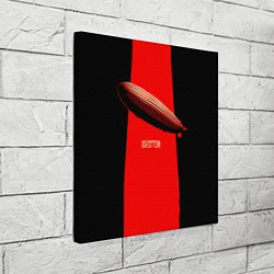 Холст квадратный Led Zeppelin: Red line, цвет: 3D-принт — фото 2