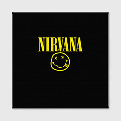 Холст квадратный Nirvana Rock, цвет: 3D-принт — фото 2