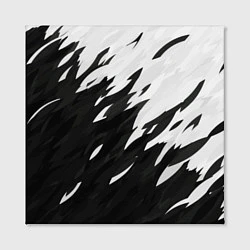 Холст квадратный Black & white, цвет: 3D-принт — фото 2
