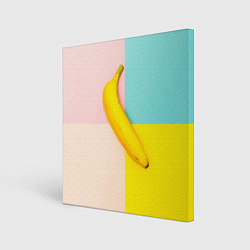 Холст квадратный Banana, цвет: 3D-принт