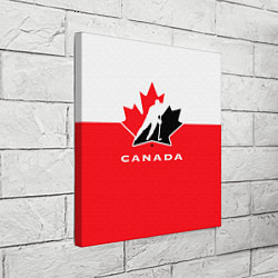 Холст квадратный Canada Team, цвет: 3D-принт — фото 2