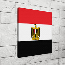 Холст квадратный Флаг и герб Египта, цвет: 3D-принт — фото 2