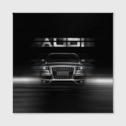 Холст квадратный Audi Q7 скорость, цвет: 3D-принт — фото 2