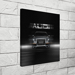 Холст квадратный Audi Q7 скорость, цвет: 3D-принт — фото 2
