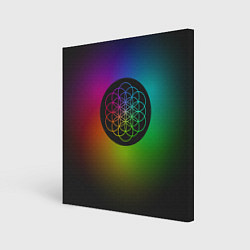 Холст квадратный Coldplay Colour, цвет: 3D-принт