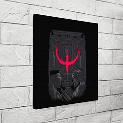 Холст квадратный Quake champions, цвет: 3D-принт — фото 2