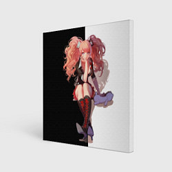 Холст квадратный Джунко, цвет: 3D-принт