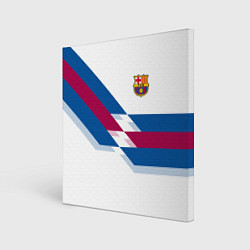Холст квадратный FC Barcelona, цвет: 3D-принт