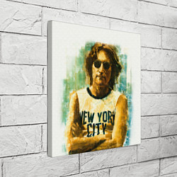 Холст квадратный John Lennon: New York, цвет: 3D-принт — фото 2