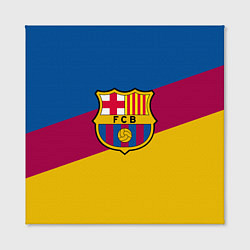 Холст квадратный FC Barcelona 2018 Colors, цвет: 3D-принт — фото 2
