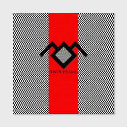 Холст квадратный Twin Peaks Mark, цвет: 3D-принт — фото 2