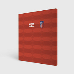 Холст квадратный Atletico Madrid: Red Ellipse, цвет: 3D-принт