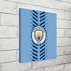 Холст квадратный FC Manchester City: Creative, цвет: 3D-принт — фото 2