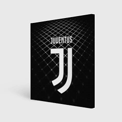 Холст квадратный FC Juventus: Black Lines, цвет: 3D-принт