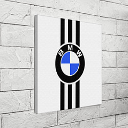 Холст квадратный BMW: Black Strips, цвет: 3D-принт — фото 2