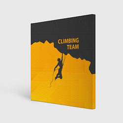 Картина квадратная Climbing Team