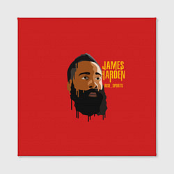 Холст квадратный James Harden, цвет: 3D-принт — фото 2