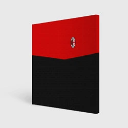Холст квадратный АC Milan: R&B Sport, цвет: 3D-принт