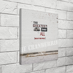 Холст квадратный The Cranberries: Shoot The Wall, цвет: 3D-принт — фото 2