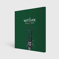 Холст квадратный The Witcher: Wild Hunt, цвет: 3D-принт