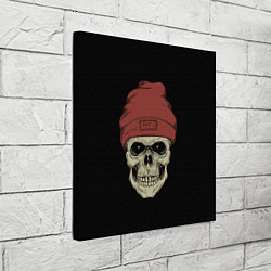 Холст квадратный Street Skull, цвет: 3D-принт — фото 2