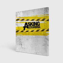 Холст квадратный Asking Alexandria: Danger, цвет: 3D-принт