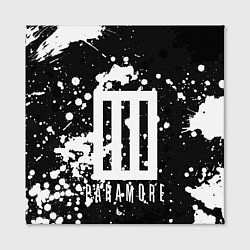 Холст квадратный Paramore: Black & White, цвет: 3D-принт — фото 2