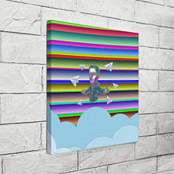 Холст квадратный Telegram Durov, цвет: 3D-принт — фото 2