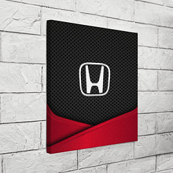 Холст квадратный Honda: Grey Carbon, цвет: 3D-принт — фото 2