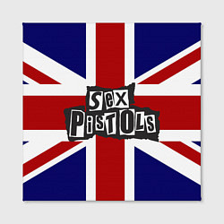 Холст квадратный Sex Pistols UK, цвет: 3D-принт — фото 2