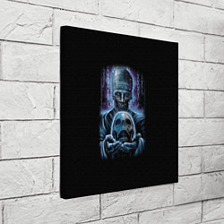 Холст квадратный Зомби с черепом, цвет: 3D-принт — фото 2